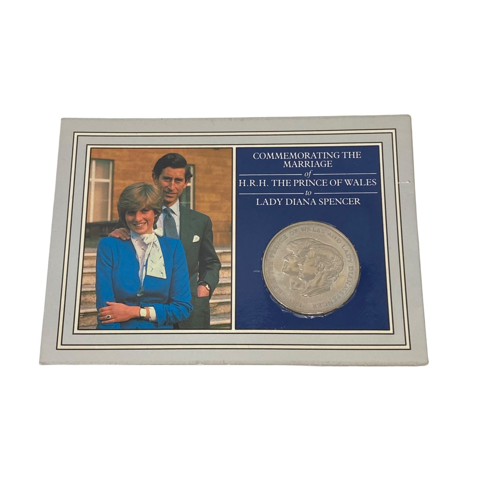 イギリス チャールズ皇太子 ダイアナ妃 結婚記念コイン 25ペンス 1981 - メルカリ