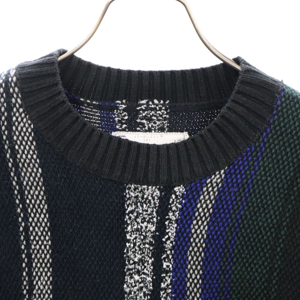 Sacai (サカイ) メキシカンストライプ プルオーバー 長袖 ニット