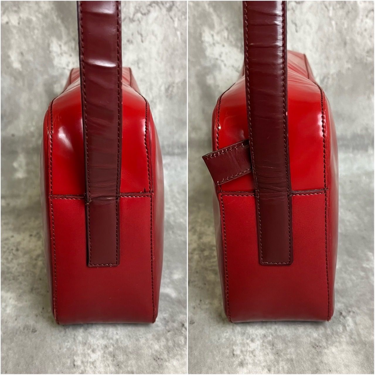 ✨良品✨ PRADA プラダ カメラバッグ ショルダーバッグ ロゴ型押し 
