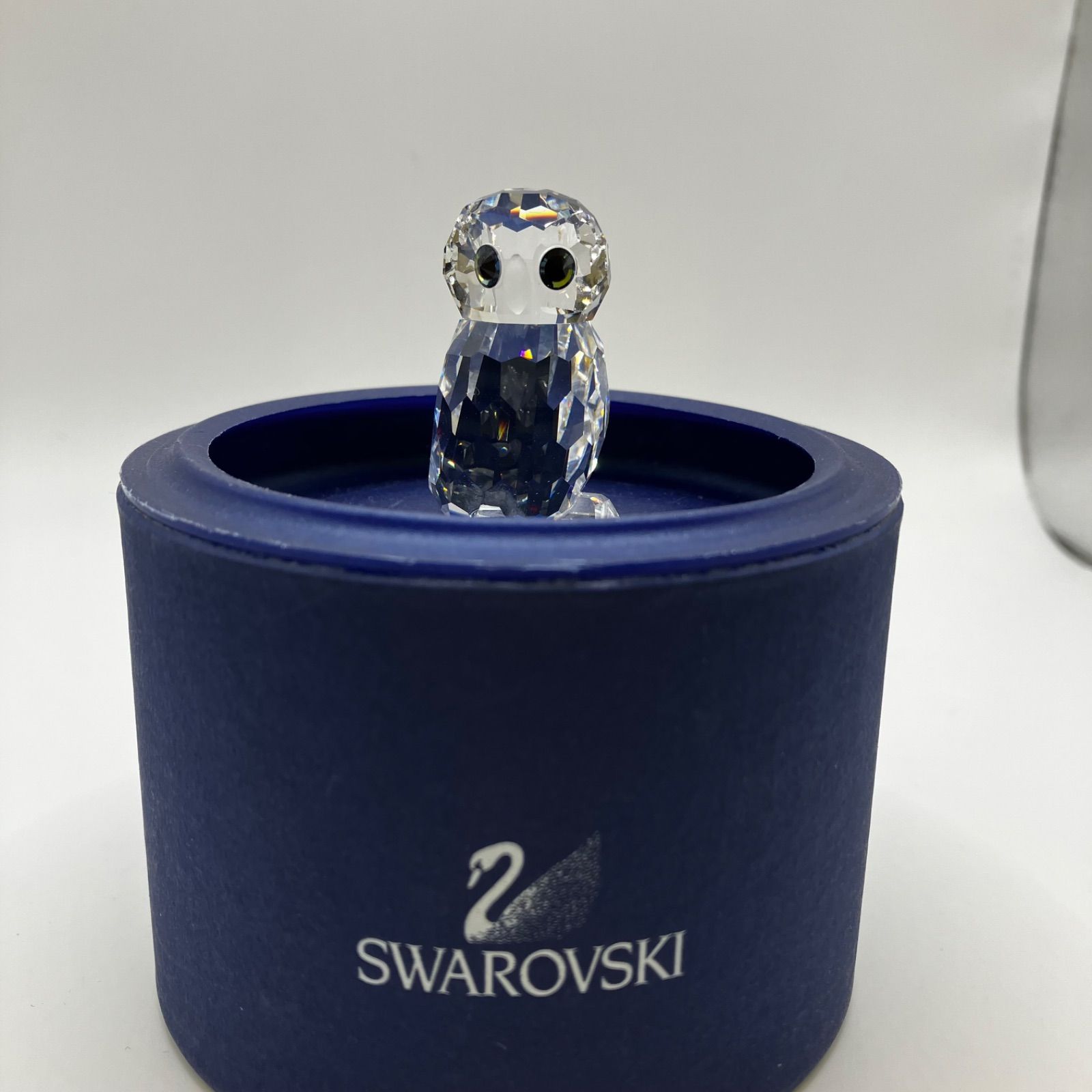 347 SWAROVSKI スワロフスキー 置物 オブジェ フィギュリン フクロウ