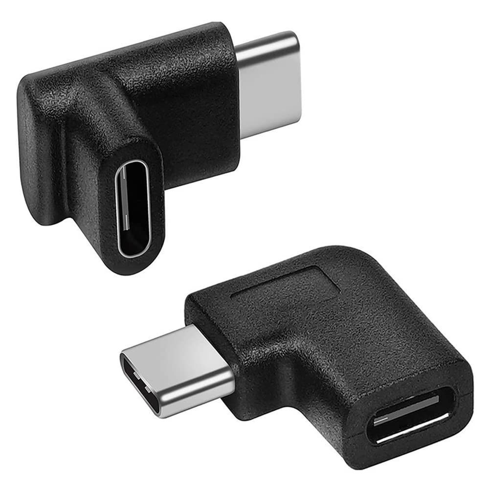 特価セール】L字 90° USB c コネクター Type-Cオス toメス アダプタ 90