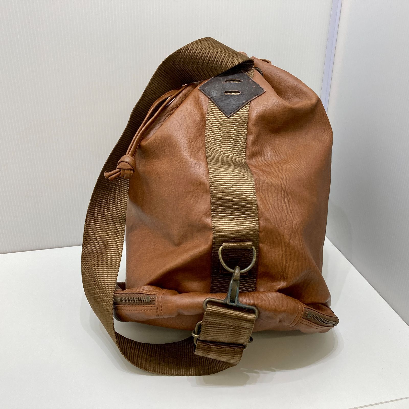 SAZABY(サザビー) ハンドバッグ美品 - ブラウン レザー ヴィンテージ