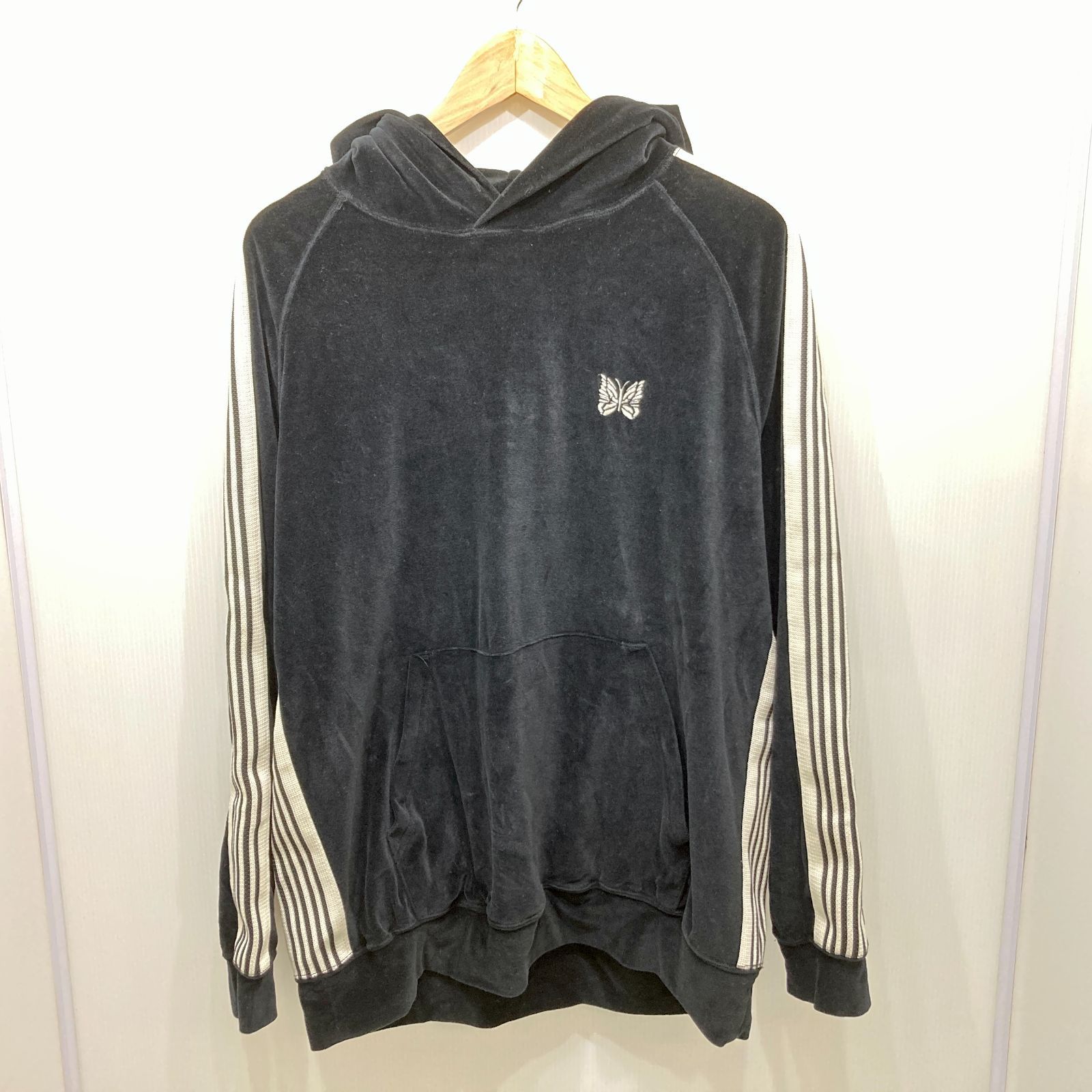 Needles - NEEDLES ニードルス TRACK HOODY ベロアパーカー タグ