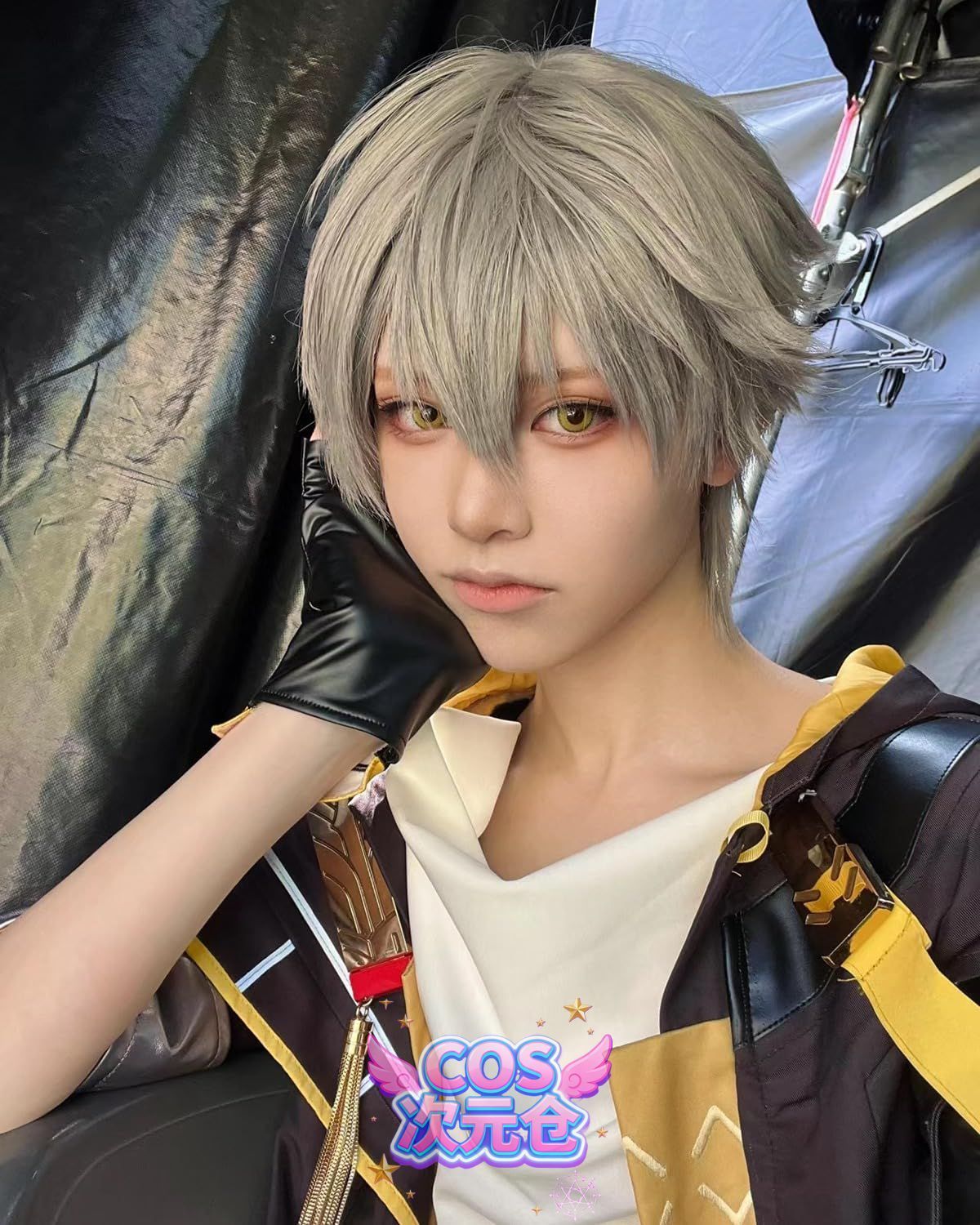 男性開拓者 穹 ウィッグ付き 神併 崩壊スターレイル コスプレ ウィッグ付き ホタル 開拓者 ロビン 花火 ブラックスワン ゲーム コスプレ衣装 イベント 大人用 仮