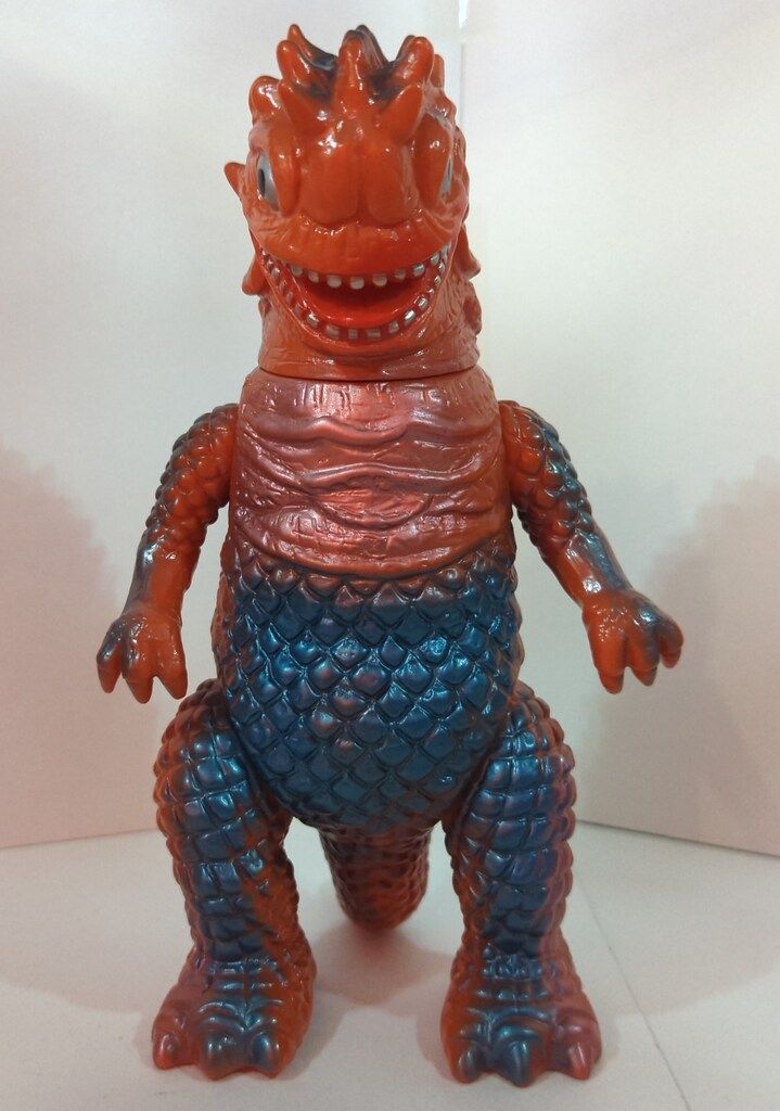 開封品 ブルマァク ベムラー 茶色 復刻 怪獣 宇宙人 ソフビ