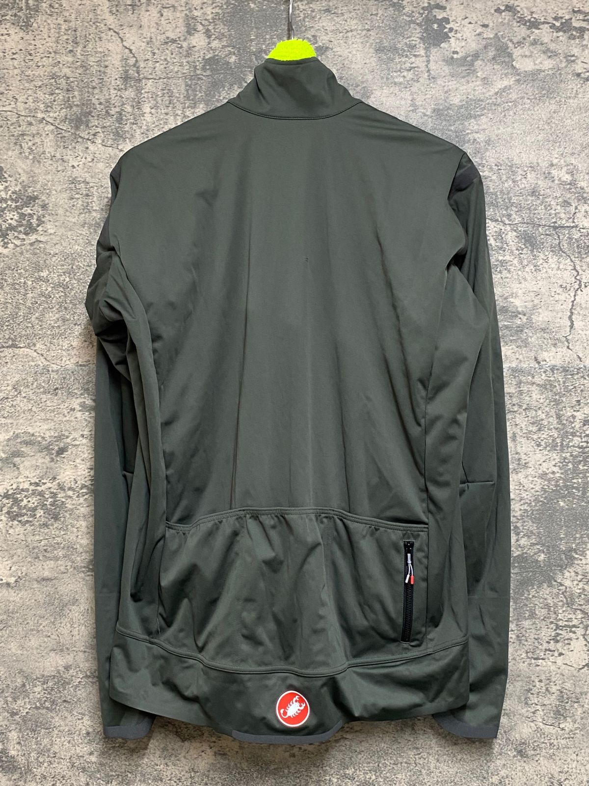 JN165 カステリ CASTELLI ALPHA ULTIMATE INSULATED JACKET 長袖 サイクルジャケット 緑 M