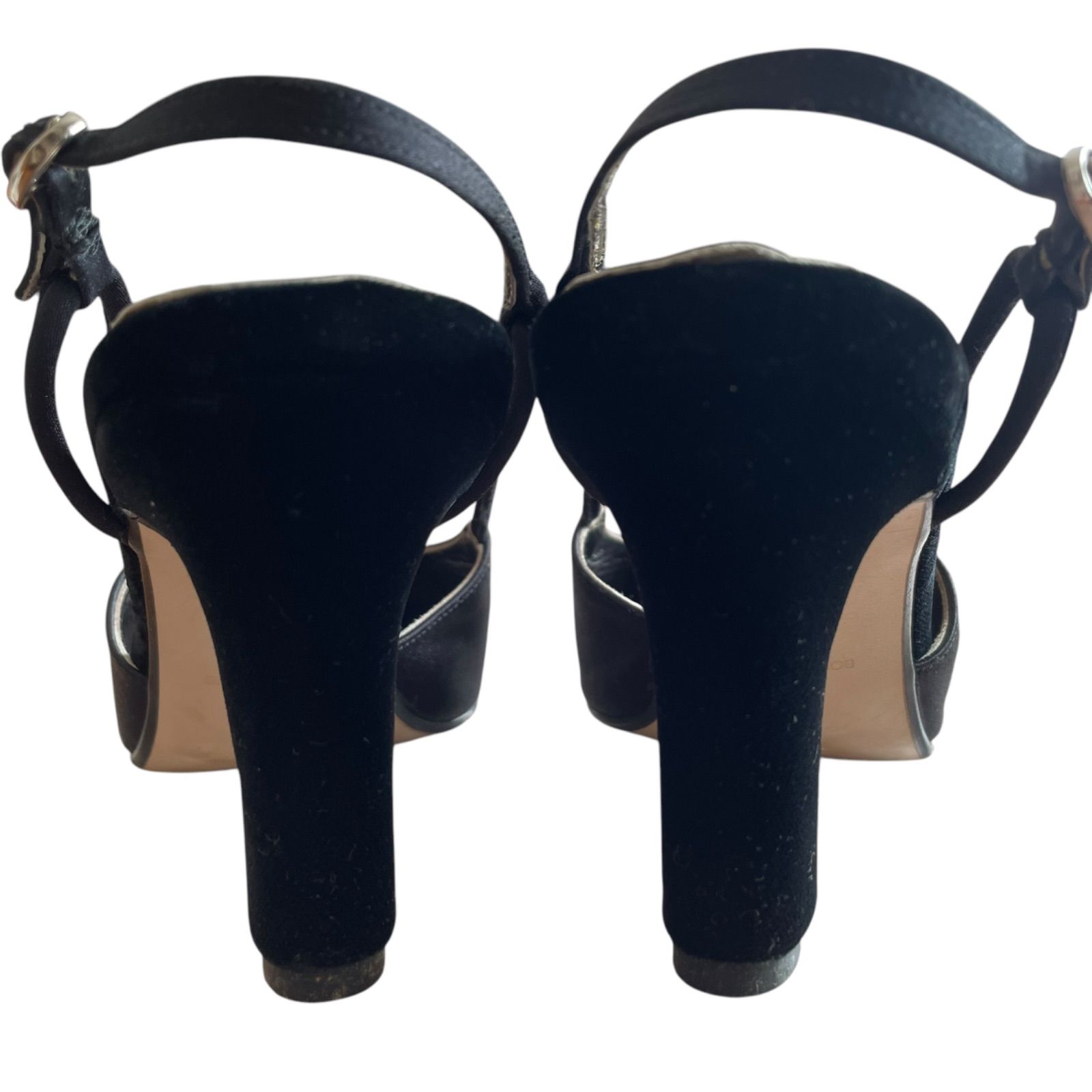 z1224 BOUTIQUE OSAKI ブティックオーサキ ブラックパンプス ミュール 