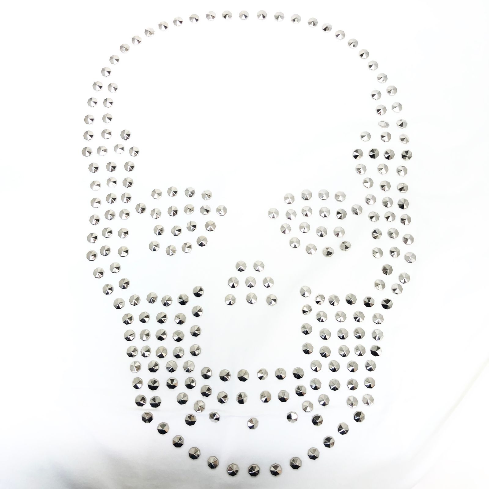 lucien pellat-finet ルシアンペラフィネ Back Logo Skull Studs Short 