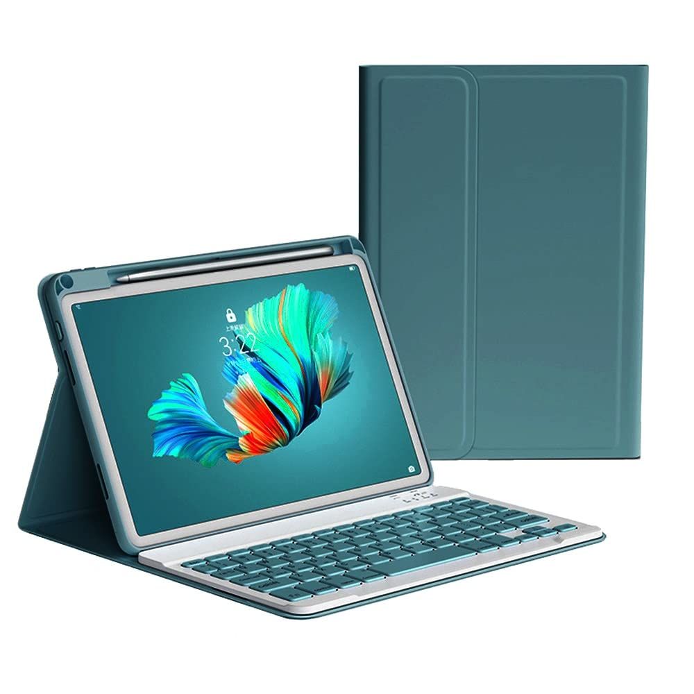 【迅速発送】iPad Air 13インチ M2 キーボードケース ペンシル収納充電可能 iPad Pro 12.9 第6/5/4/3世代 キーボード カバー マグネット 分離式 カラーキーボード 取り外し可能 女性向け かわいい (深