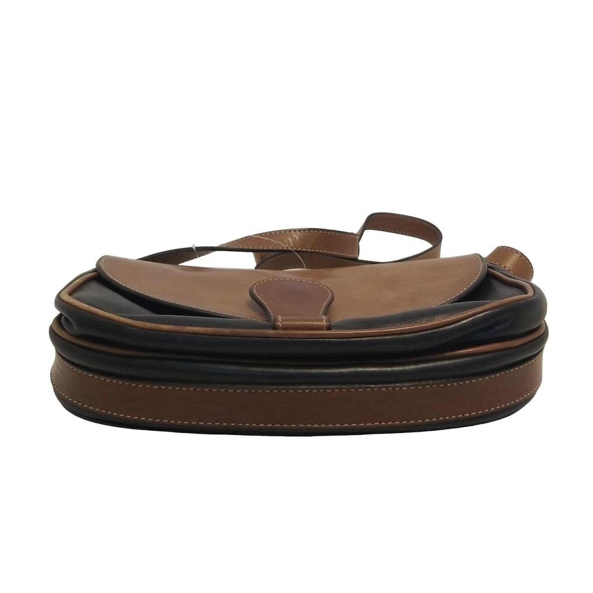 【セール品】 BALLY ダークブラウン レザー ショルダーバッグ バリー Bally レザーショルダーバッグ | ブラウン | FARFETCH JP