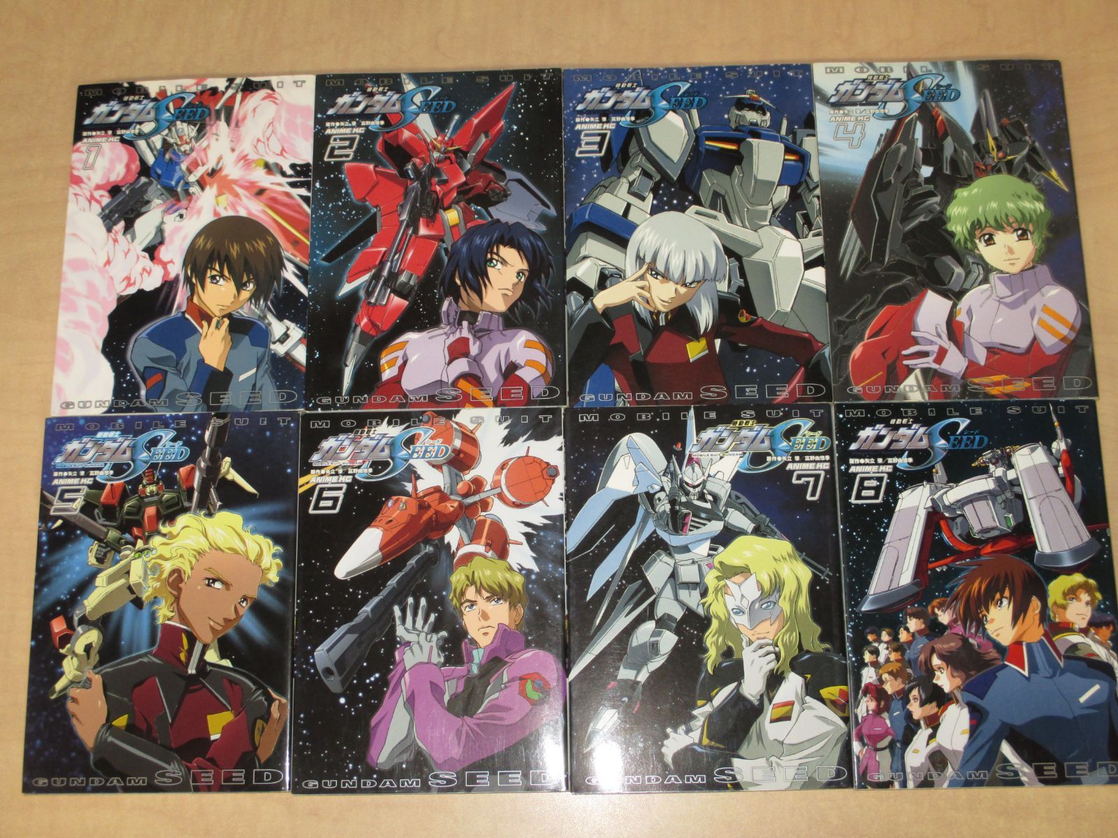 「機動戦士ガンダムSEED」フィルムコミック全8巻セット アニメ版