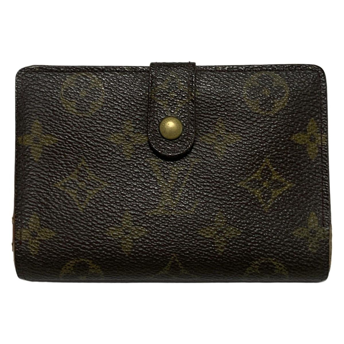 LOUIS VUITTON ルイヴィトン 2つ折り財布 モノグラム ポルトモネビエヴィエノワ M61663 - レザー
