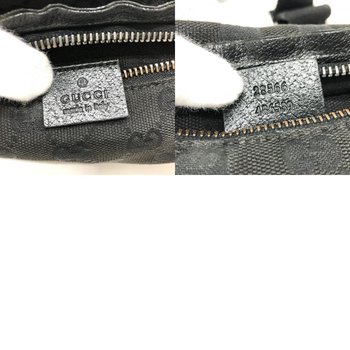 GUCCI グッチ ウエストバッグ ボディバッグ 28566 GGキャンバス/レザー