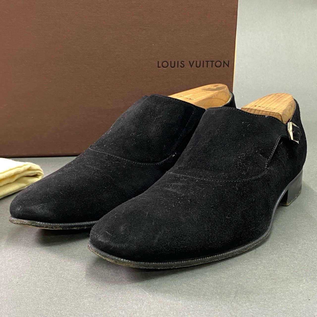 13k6 【イタリア製】LOUIS VUITTON ルイヴィトン モンクストラップ 