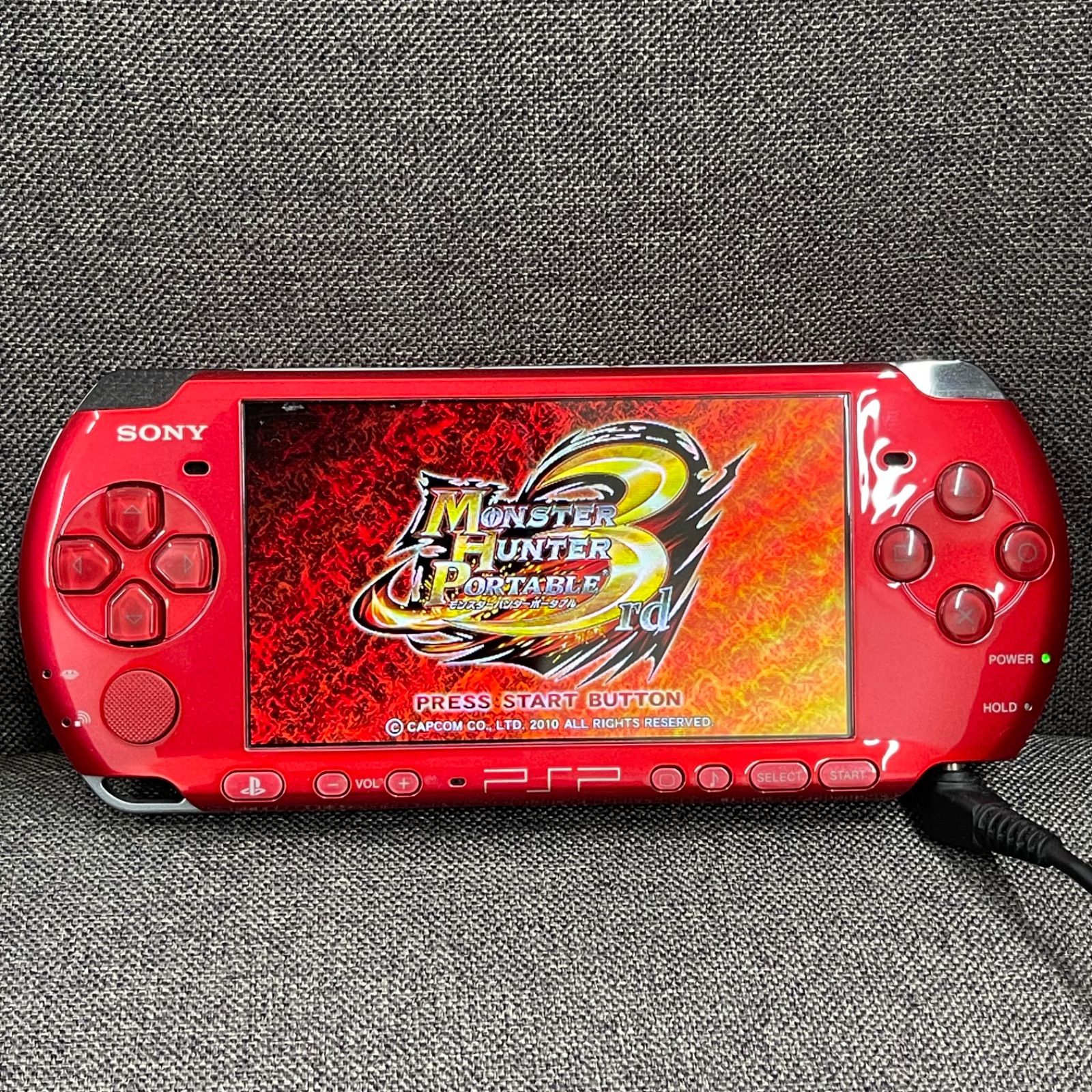 ジャンク品 psp3000 sony NPA】ジャンク SONY ソニー PSP-3000 レッド 赤 - メルカリ