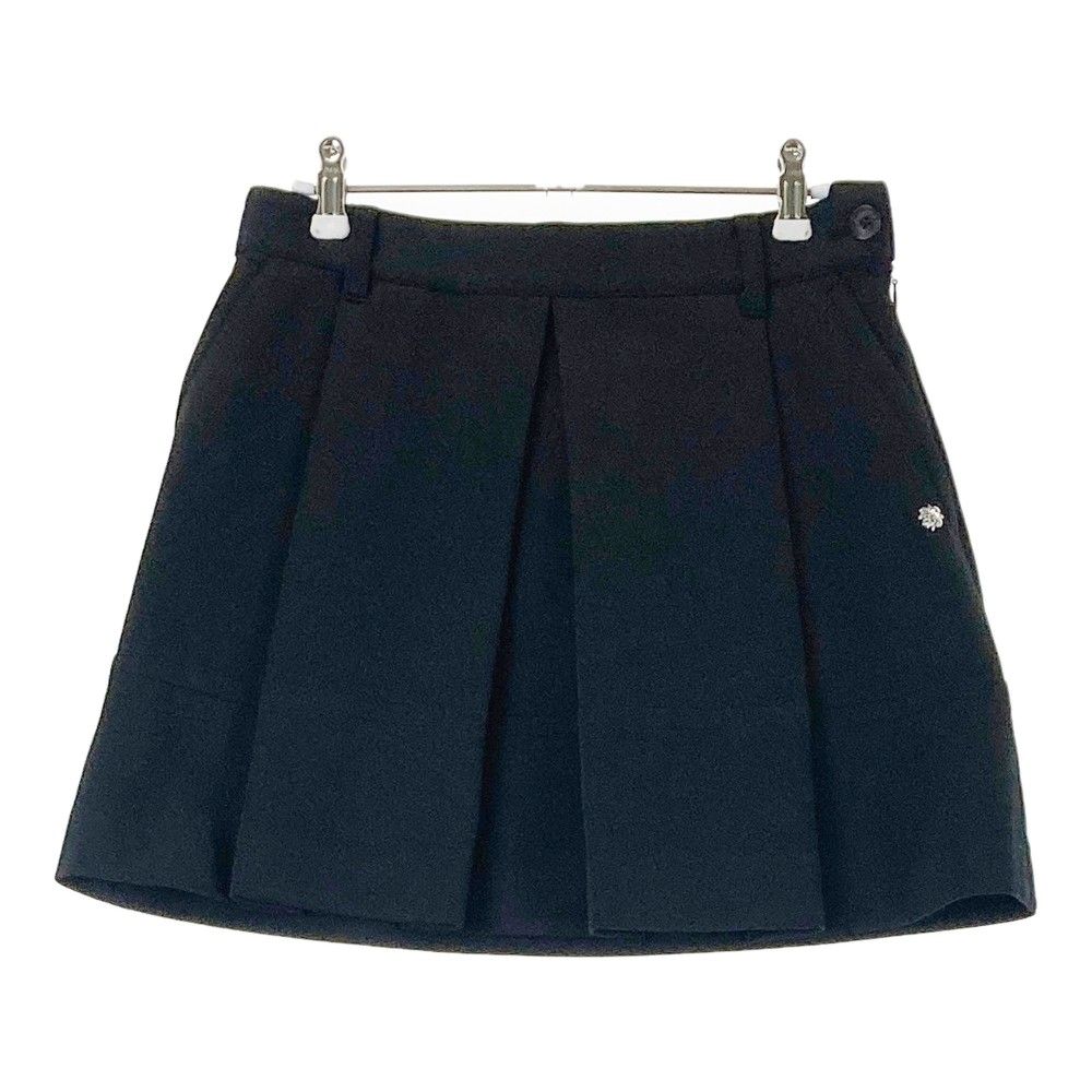 【セントアンドリュース】ブラックフレアスカート サイズ：M ST ANDREWS セントアンドリュース ストレッチ フレア