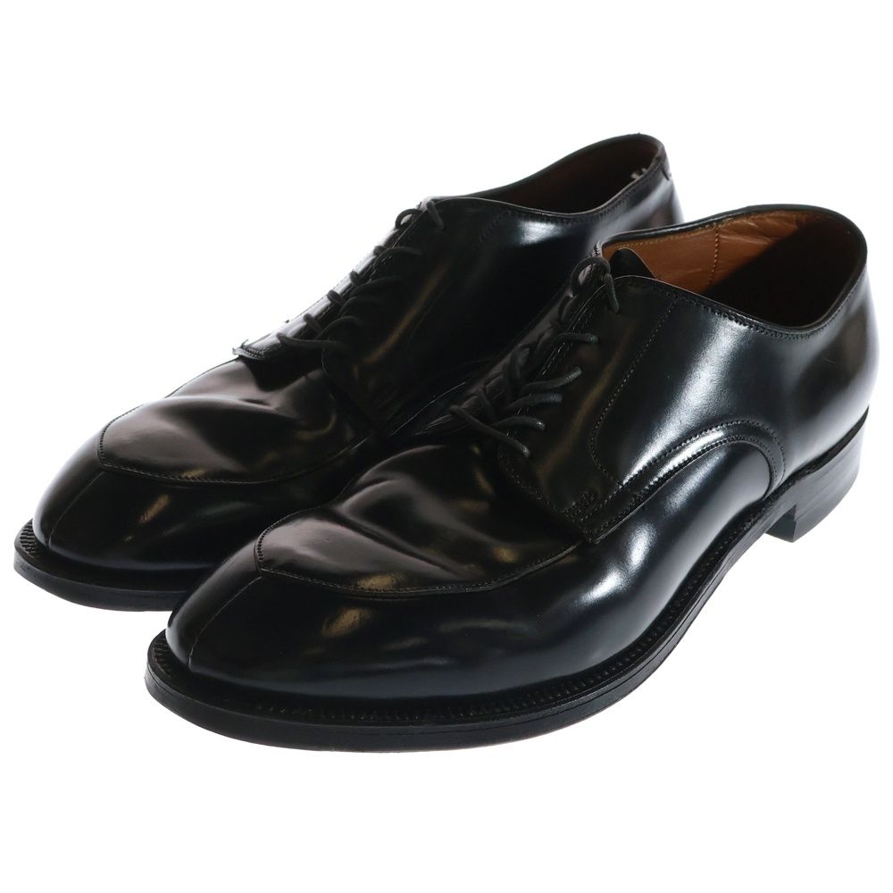 【大好評販売！】 Alden オールデン SHIPS別注 Vチップ モディファイド コードバン レースアップ レザー ドレスシューズ ブラック 54331
