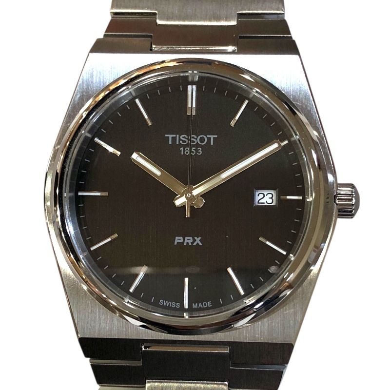 ティソ TISSOT PRX T137.410.11.051.00 ブラック SS メンズ 腕時計