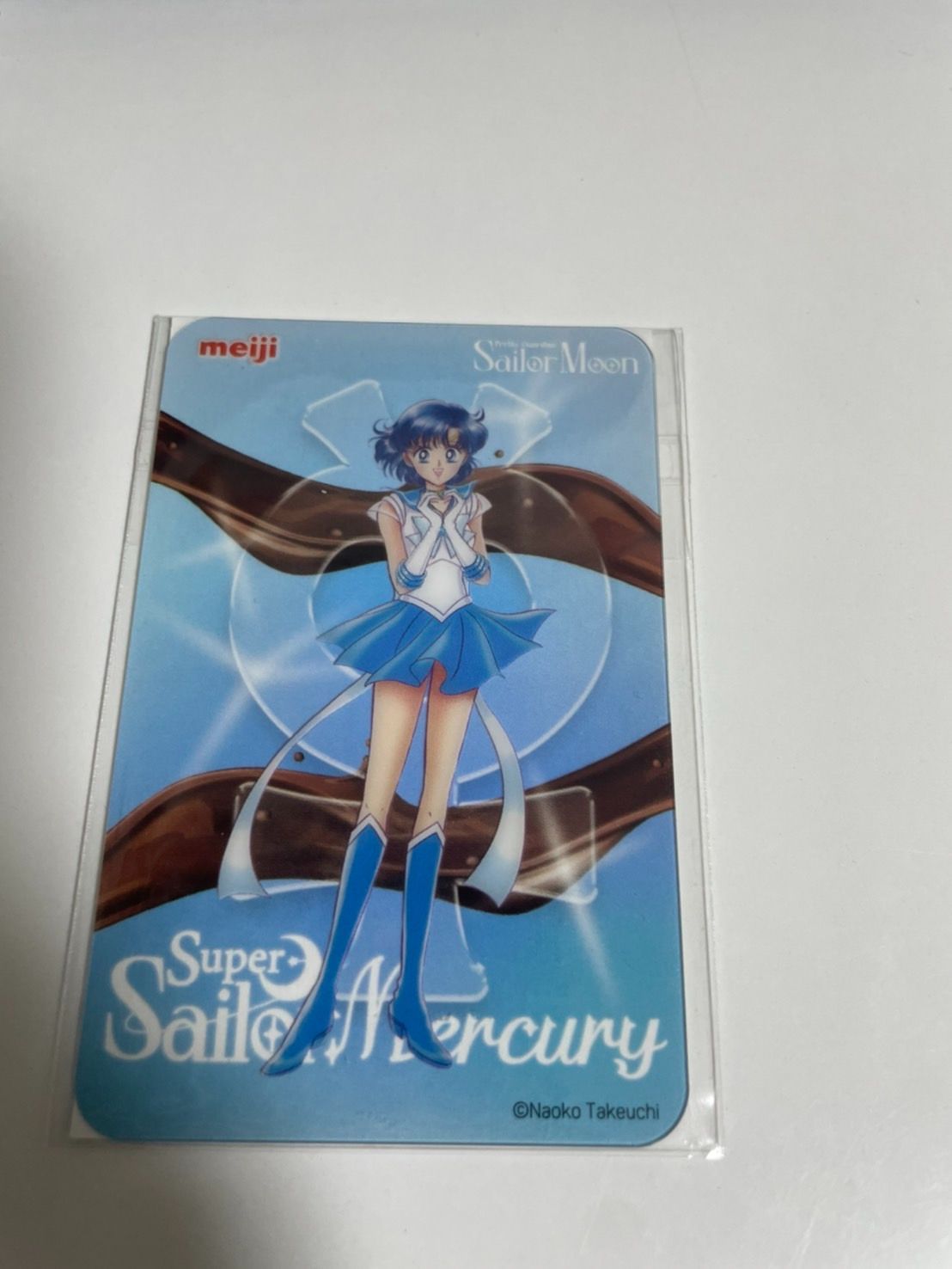 セーラームーン　クリアカード　明治 明治 コラボ セーラームーン クリア カード マーキュリー ux27 - メルカリ