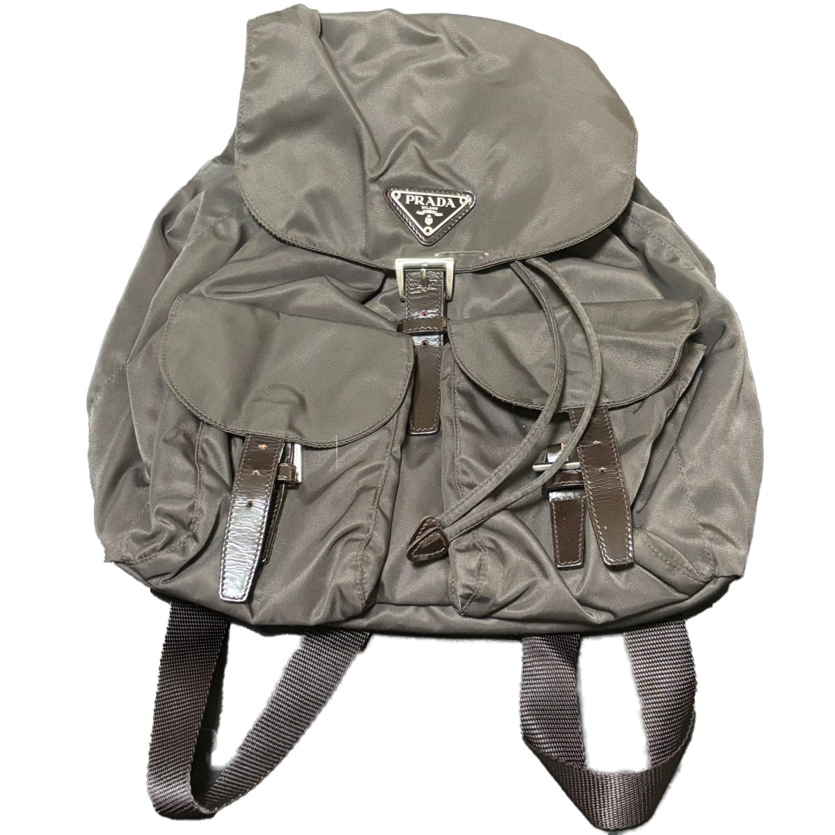 送料無料】PRADA/プラダ/リュックサック/バックパック/カーキ