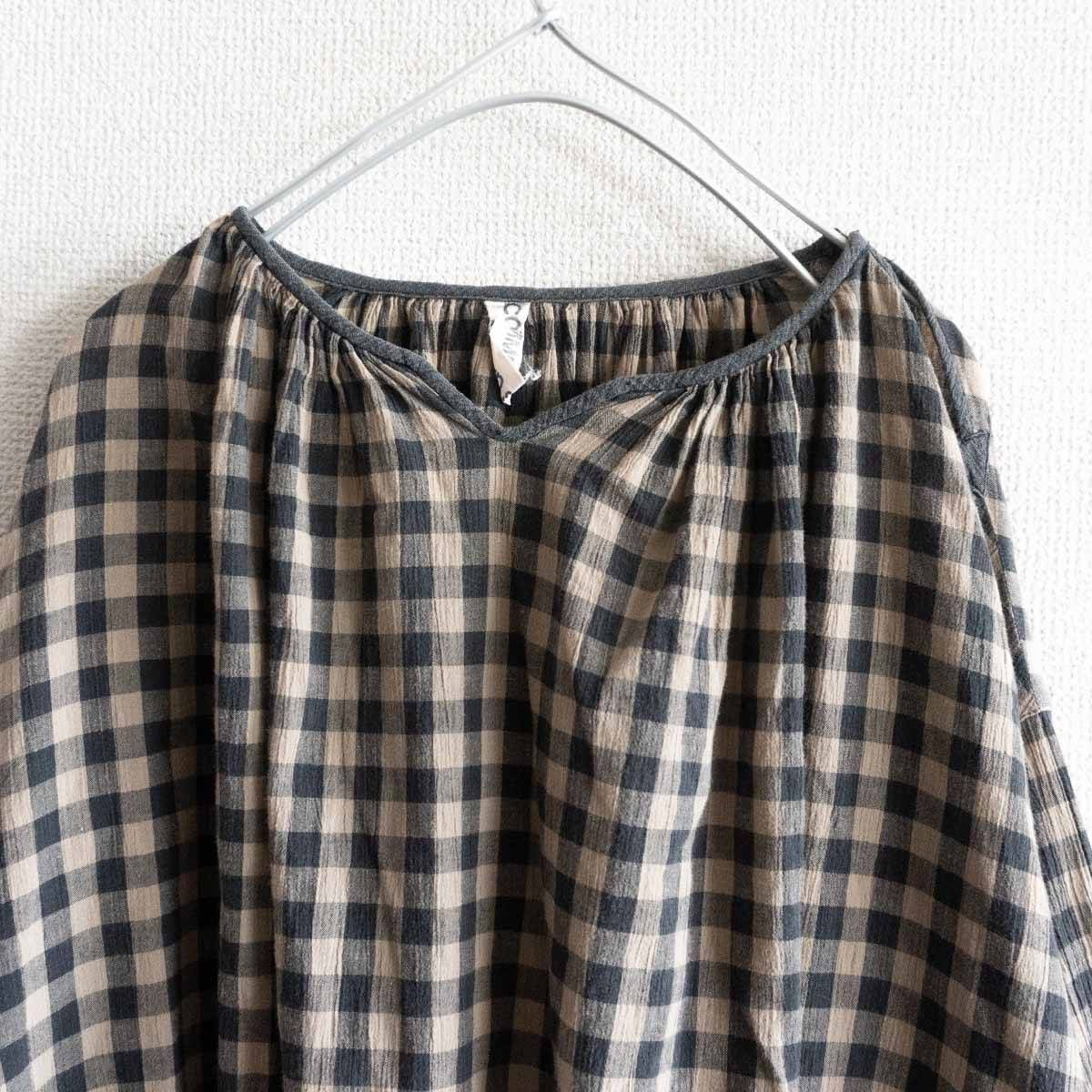 希少80年代】COMME des GARCONS 【80S ギャザーブラウス 