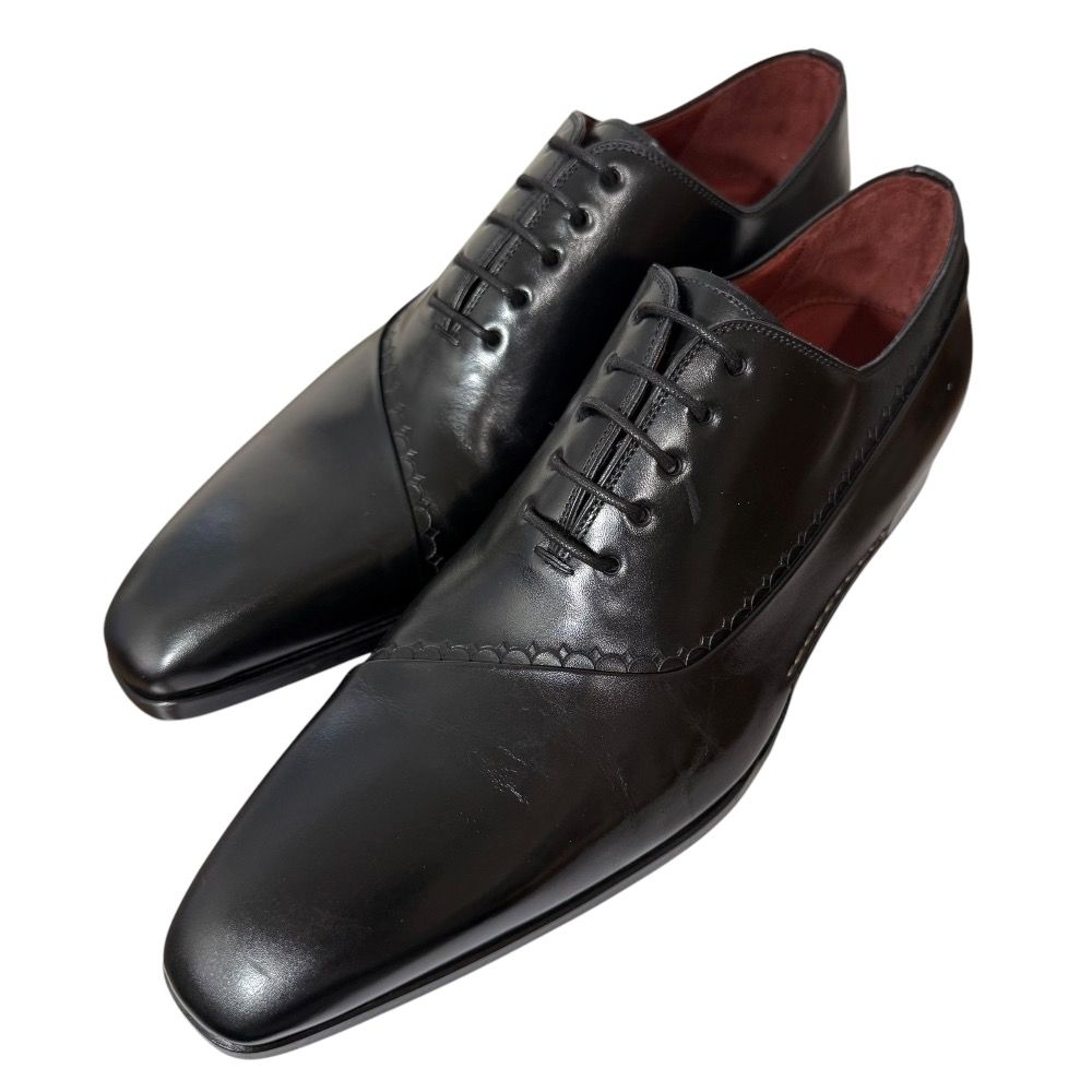 MAGNANNI マグナーニ レザー レースアップ ビジネスシューズ ドレスシューズ 39 25cm相当 ブラック メンズ 古着