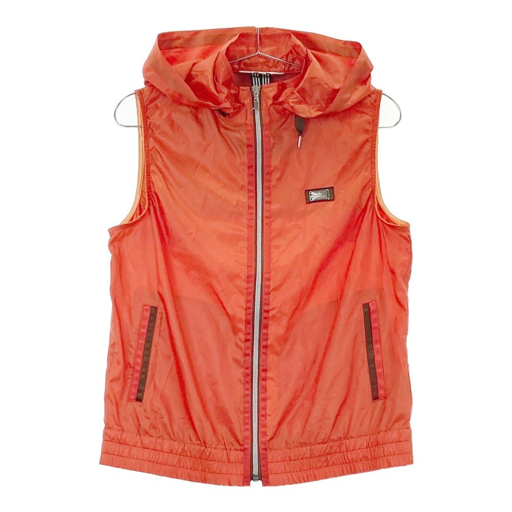 サイズ：38 LANVIN SPORT ランバン スポール  2WAY ジップベスト  オレンジ系 [240101502708] ゴルフウェア レディース ストスト