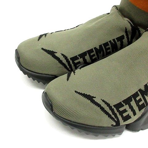 VETEMENTS × Reebok ソックススニーカー VETEMENTS×Reebok レアニットソックススニーカー コラボ ューズ