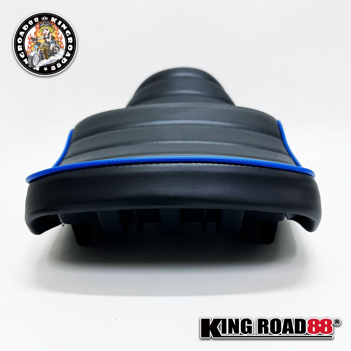 XJR400 前期 4HM KingRoad88 タックロールシート あんこ抜き ブルー