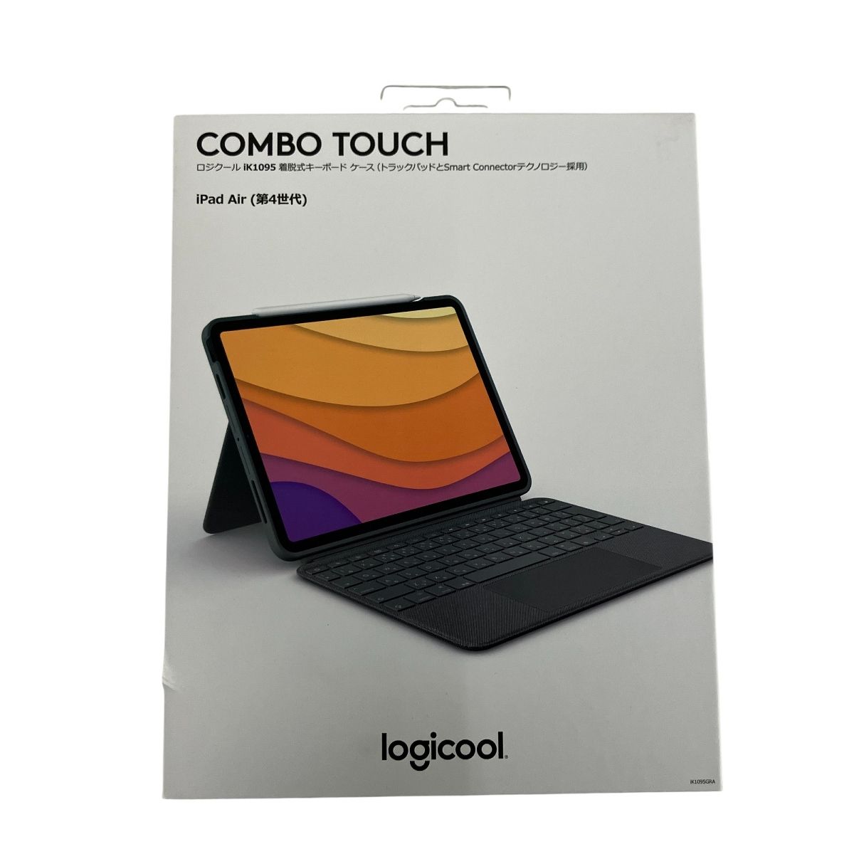 キーボード Logicool Combo Touch iK1095GRAr 激安logicool COMBO TOUCH FOR iPAD AIR iPad専用ケース 中古