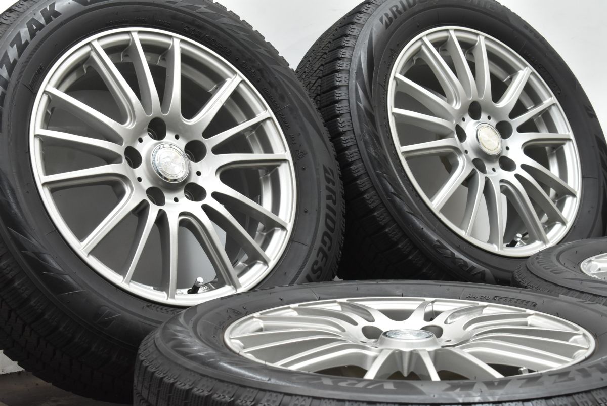 良好品 ラブリオン 16in 6.5J 38 PCD114.3 ブリヂストン ブリザック VRX2 205 60R16 ノア ヴォクシー エスクァイア プリウスα 可