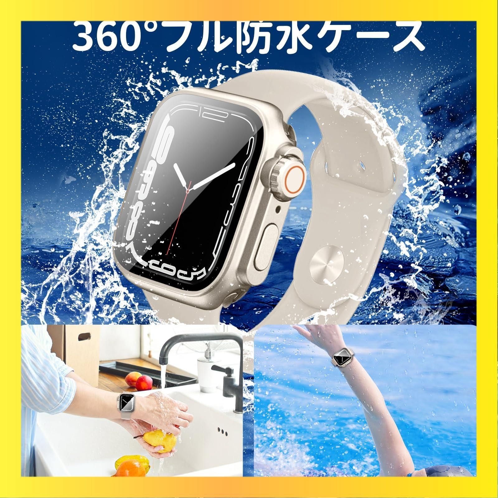 Series se2/se/6/5/4 for 40mm_チタンゴールド TEMEDO 対応 Apple Watch ケース 40mm 対応  Apple Watch Ultra風ケース 一体型 アップルウォッチ カバー 防水 360ど度 Apple Watch - 激安 通販店