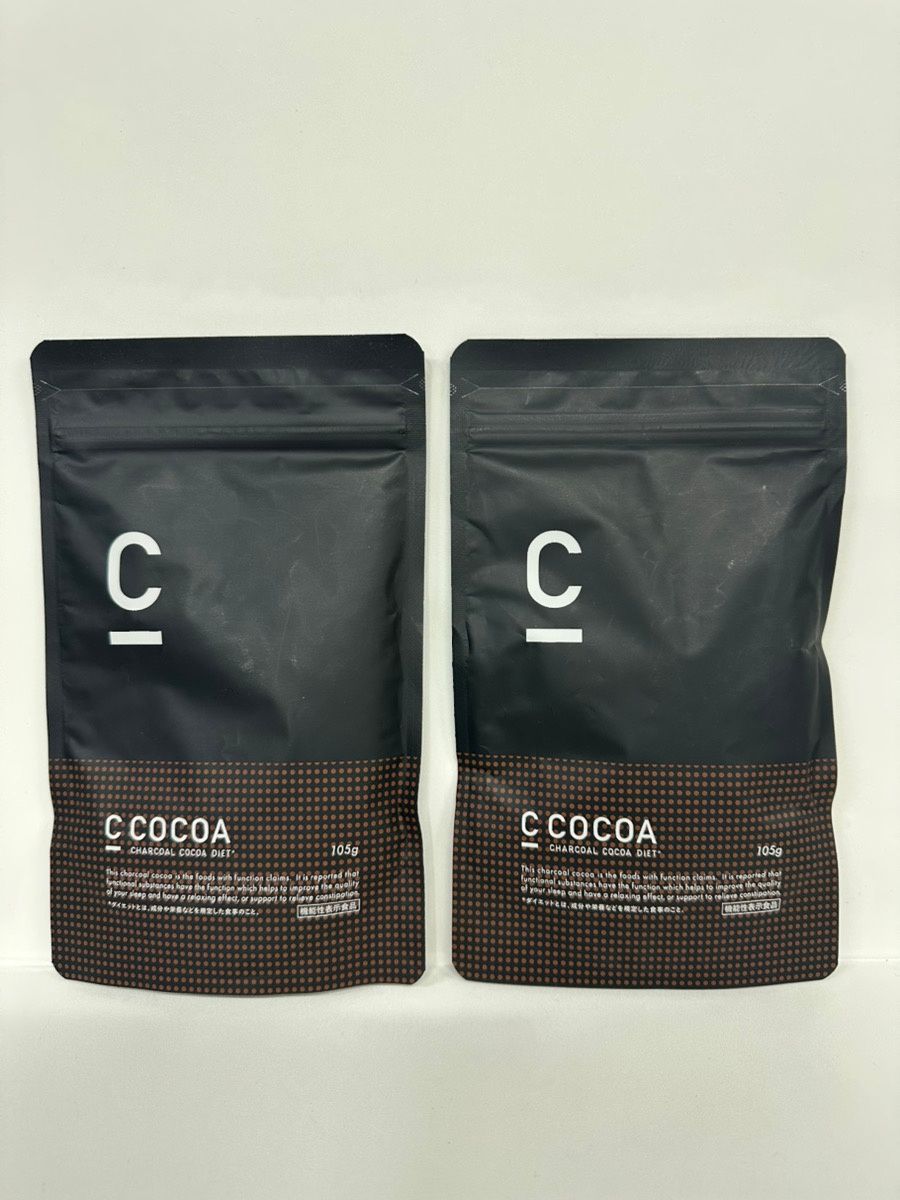 CA41 K C COCOA チャコールココアダイエット 105g 2袋セット○賞味期限