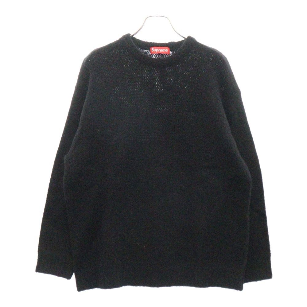 SUPREME (シュプリーム) 22AW Mohair Sweater モヘア ニットセーター プルオーバー ブラック