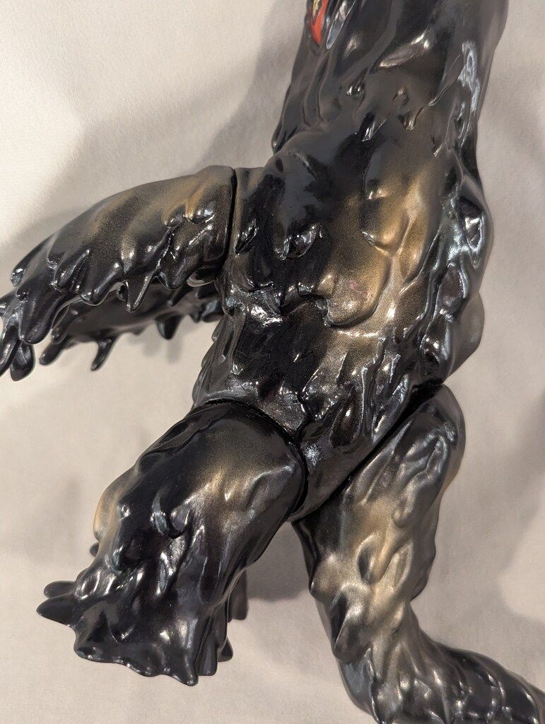 マルサン 世紀の大怪獣 ヘドラ 350 黒成型/銅/金塗装 黒銅赤目 - メルカリ