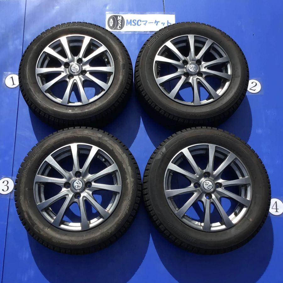 【Yasu】神奈川秦野市引取限定15インチ スタッドレス&アルミ４本セット 神奈川秦野市引取限定】15インチ スタッドレスタイヤ&アルミホイール4
