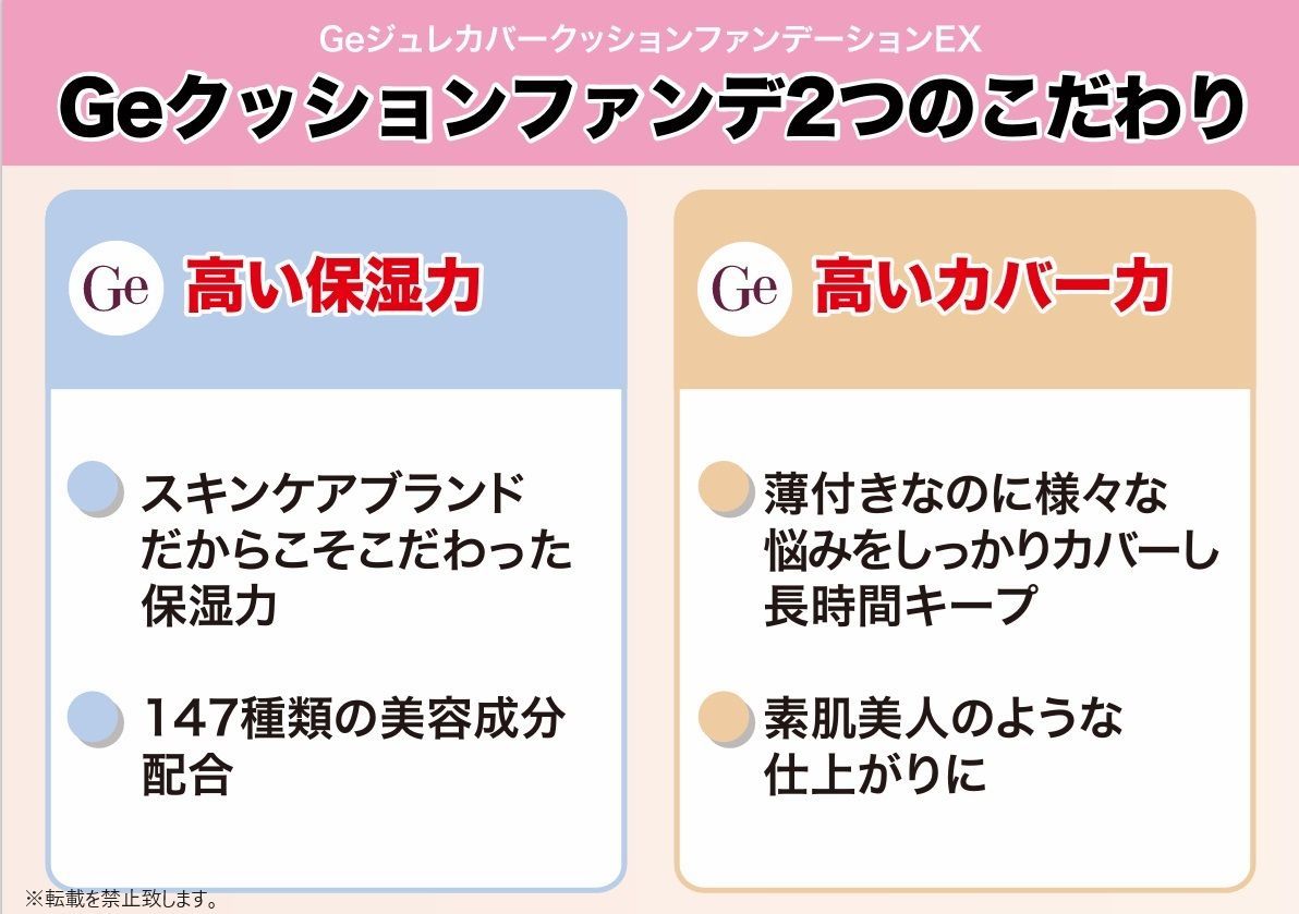 特価 Ge ジュレカバークッションファンデーションEX クッション 2個