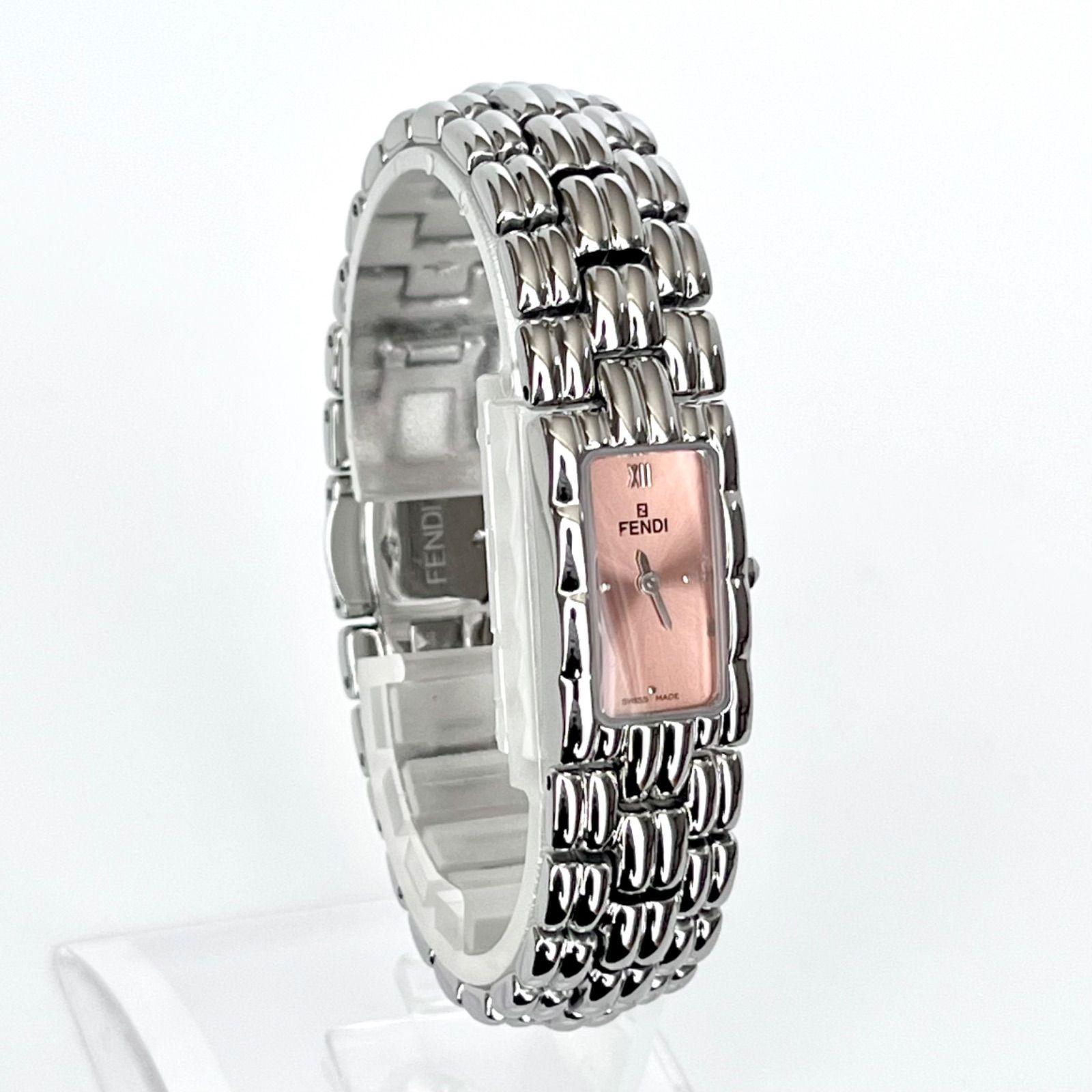 フェンディ 660L レディース 腕時計 磨き済み 美品】FENDI 電池