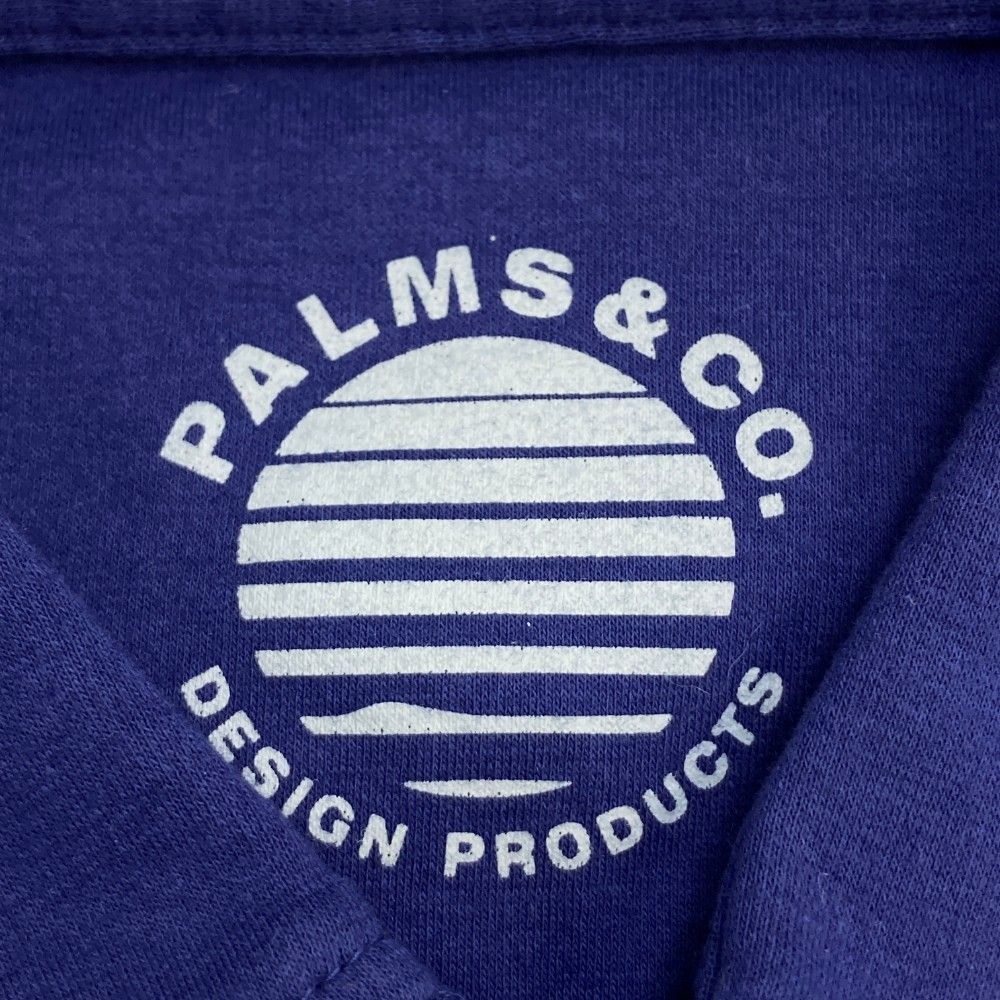 サイズ：S PALMS&amp;CO KIWI&amp;CO  半袖ポロシャツ  ネイビー系 [240101432790] ゴルフウェア メンズ ストスト サイズ：S PALMS&CO KIWI&CO 半袖ポロシャツ ネイビー系