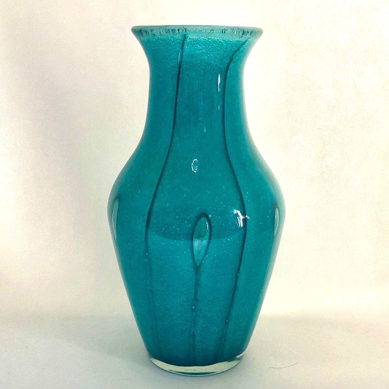 希少 花瓶 フラワーベース 岩田ガラス IWATA Glass ガラスアート 