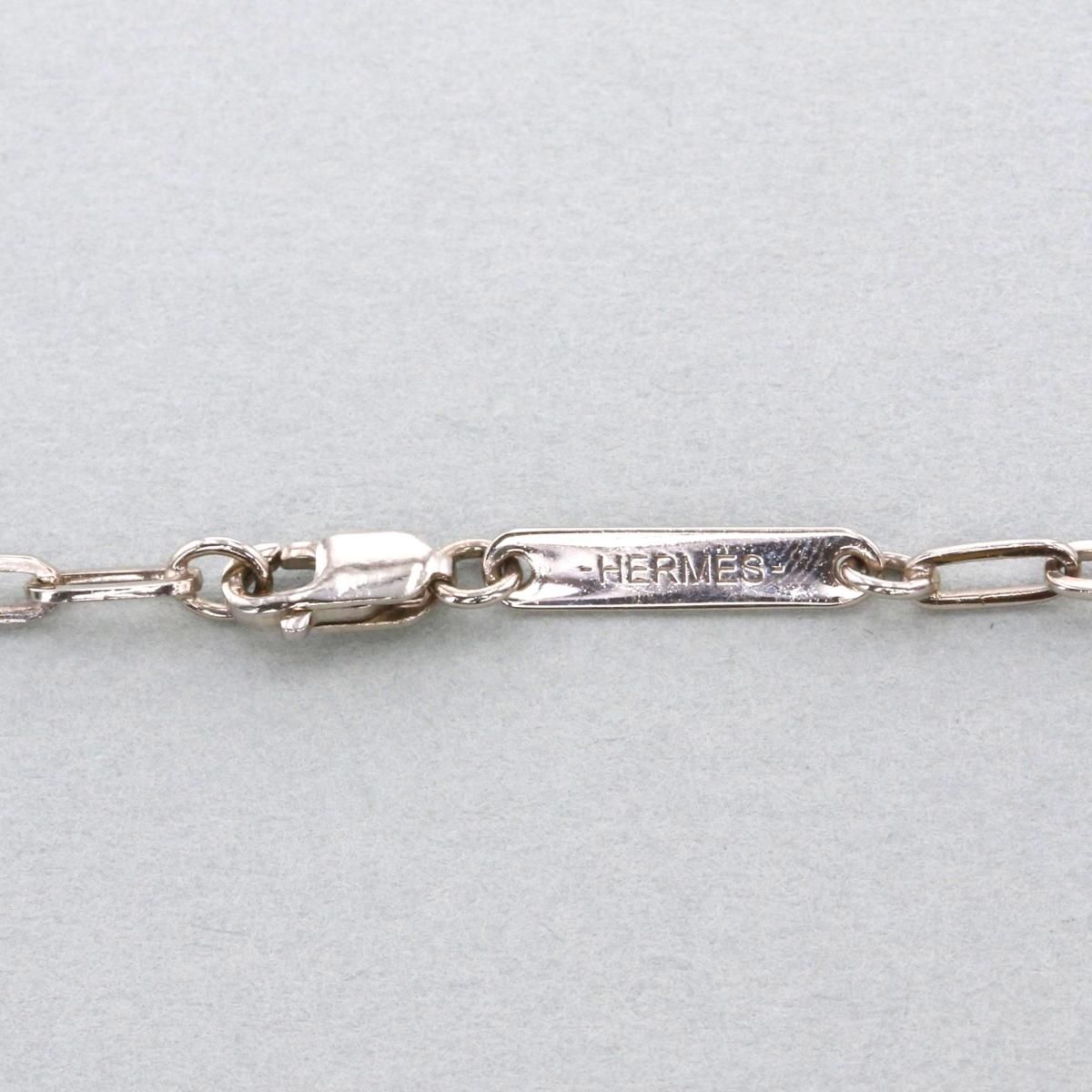 HERMES エルメス タリスマン ドラゴン ネックレス シルバー ペンダント