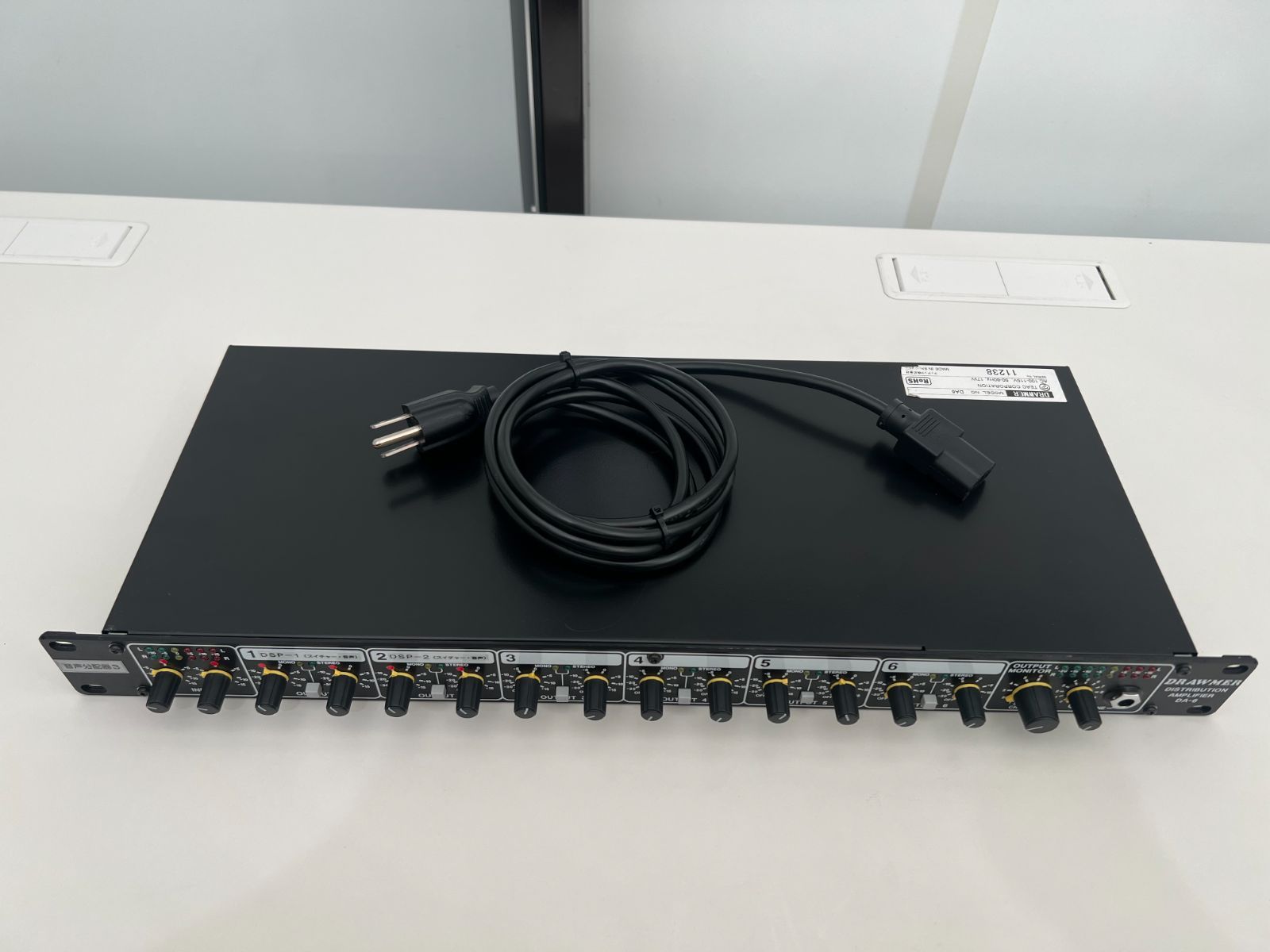 DRAWMER DA−6（TEAC）オーディオディストリービューションアンプ