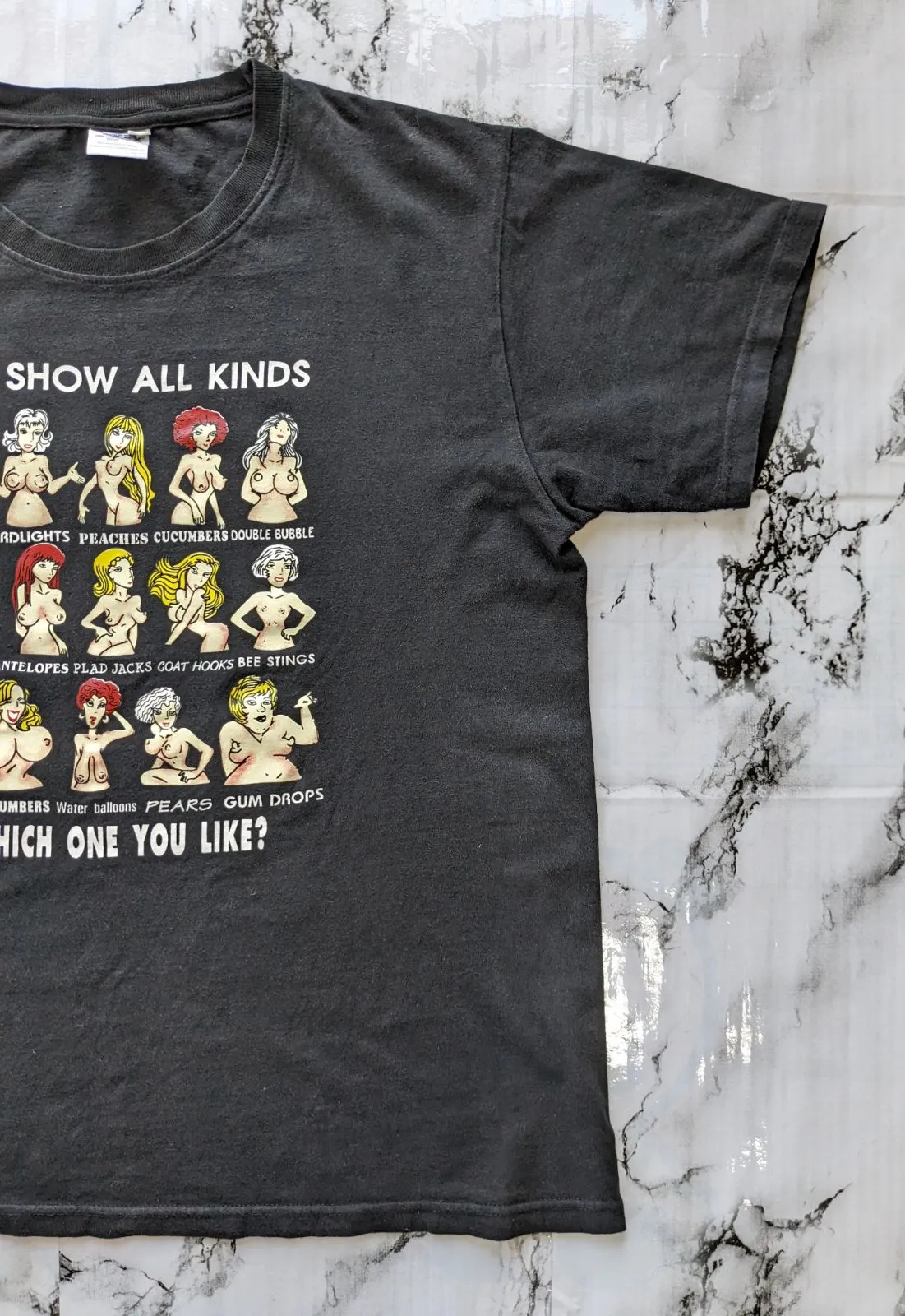ヴィンテージ おっぱいtシャツ エロtシャツ あいみょん