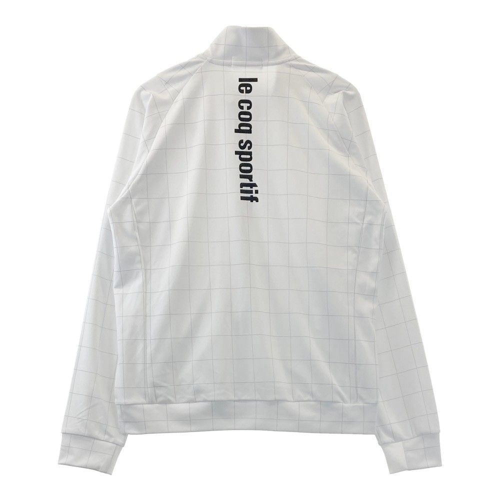 LE COQ SPORTIF ゴルフジャケット ホワイト　ルコック サイズ：LL LE COQ GOLF ルコックゴルフ 2024年モデル ジップ