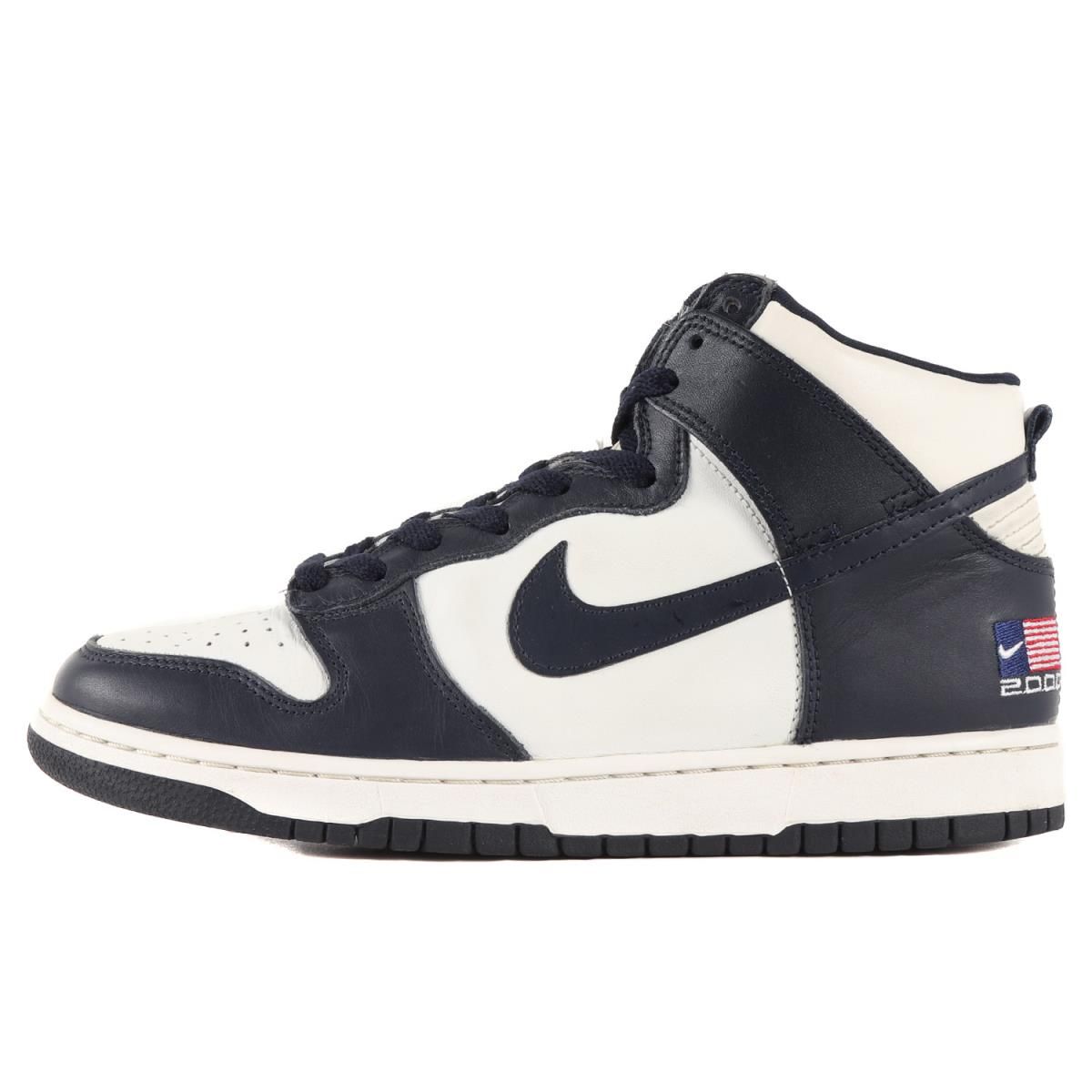 NIKE vintage DUNK HIGH LE USA2000 630335-146 ホワイト オブジディアン 26cm US8 ナイキ  ヴィンテージ 90s ダンク ハイ スニーカー シューズ - メルカリ