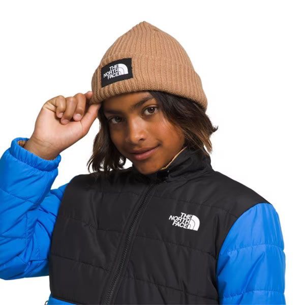 The North Face LOGO BOX CUFFED BEANIE ノースフェイス USAモデル ロゴ ビーニー ニットキャップ 【9657321526】