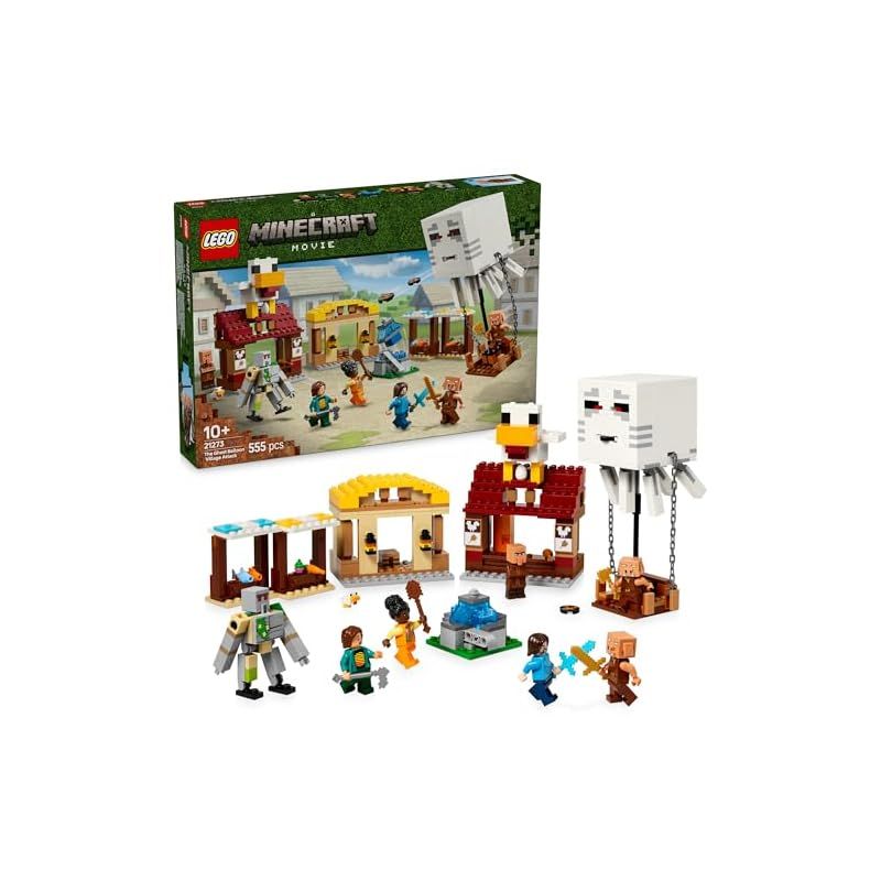 レゴ LEGO マインクラフト ガストの村襲撃 おもちゃ 玩具 誕生日 プレゼント ブロック 男の子 女の子 子供 10歳 11歳 12歳 小学生 マイクラ Minecraft グッズ ゲーム 0