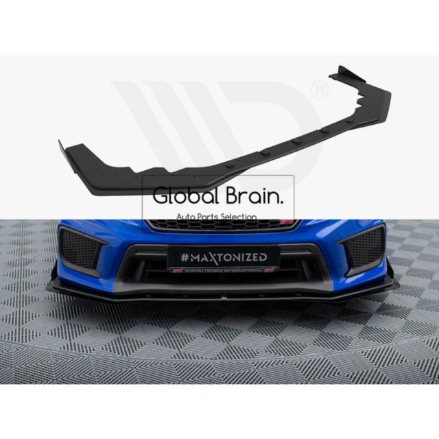 スバル WRX STI VAB 後期 フロント リップ スポイラー+ ウィング