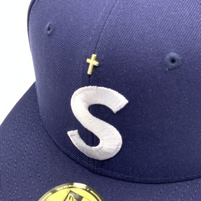 SUPREME シュプリーム 24SS Gold Cross S Logo New Era ゴールドクロス Sロゴ ニューエラキャップ ネイビー  Size 7 3/4(61.5cm) - メルカリ