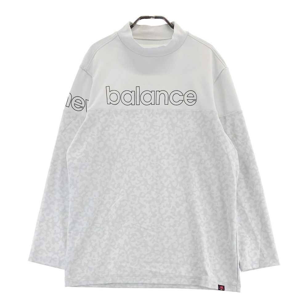 サイズ：7 NEW BALANCE GOLF ニューバランス  ハイネック 長袖Tシャツ  グレー系 [240101425671] ゴルフウェア メンズ ストスト NEW BALANCE GOLF ニューバランス ハイネック 長袖Tシャツ